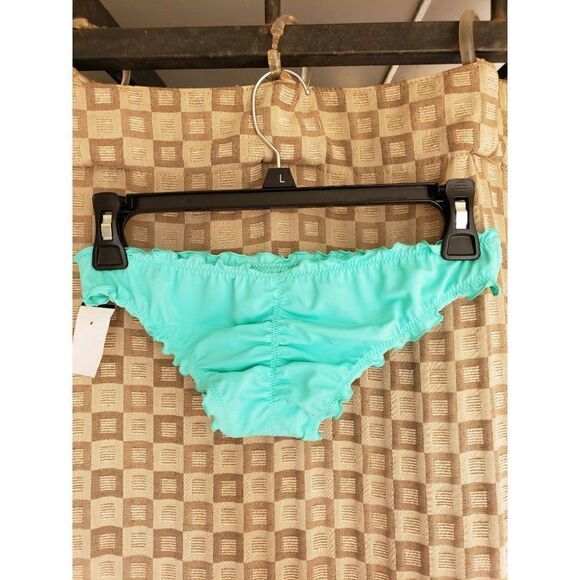 Women's Bikini Cheeky Ruffle Swim Bottoms Sexy Scrunch Back XS NWOT - Picture 3 of 5